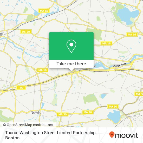 Mapa de Taurus Washington Street Limited Partnership