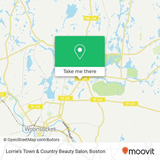 Mapa de Lorrie's Town & Country Beauty Salon