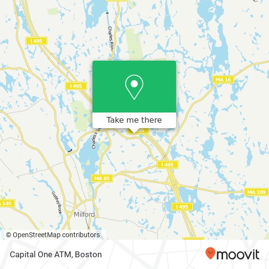 Mapa de Capital One ATM