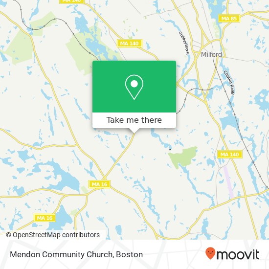 Mapa de Mendon Community Church