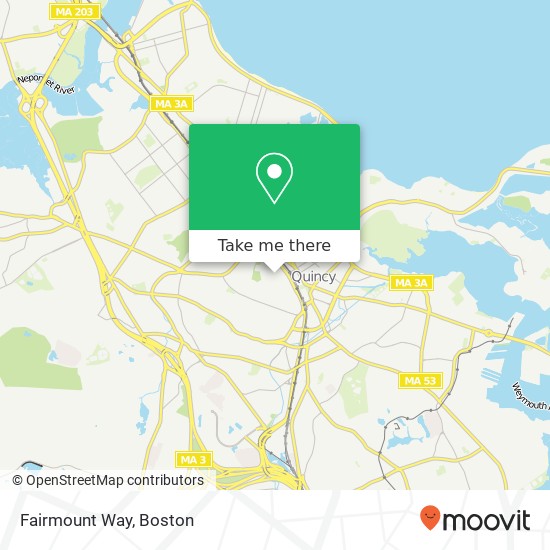 Fairmount Way map