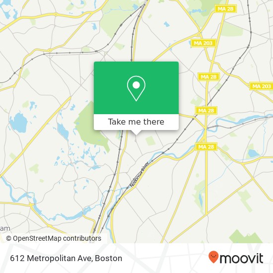 Mapa de 612 Metropolitan Ave