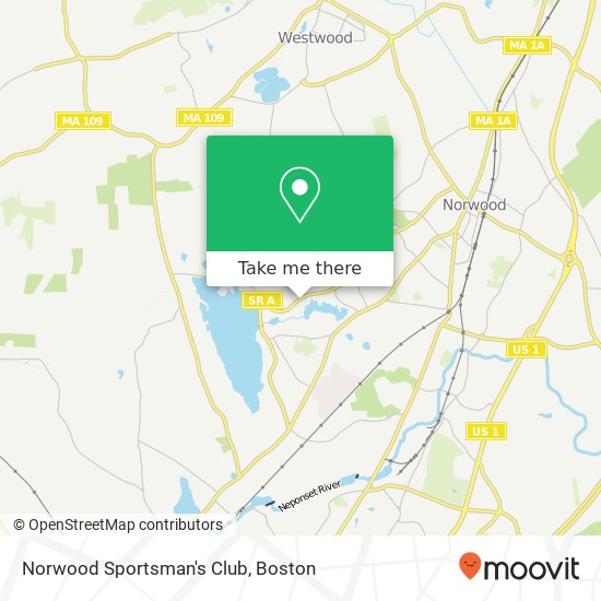 Norwood Sportsman's Club map