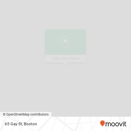 65 Gay St map