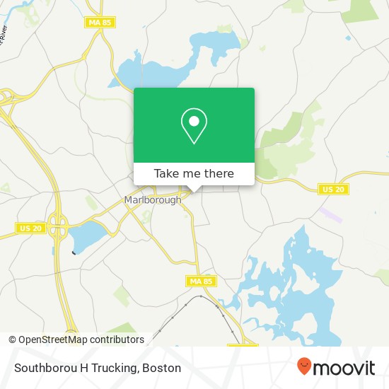 Mapa de Southborou H Trucking