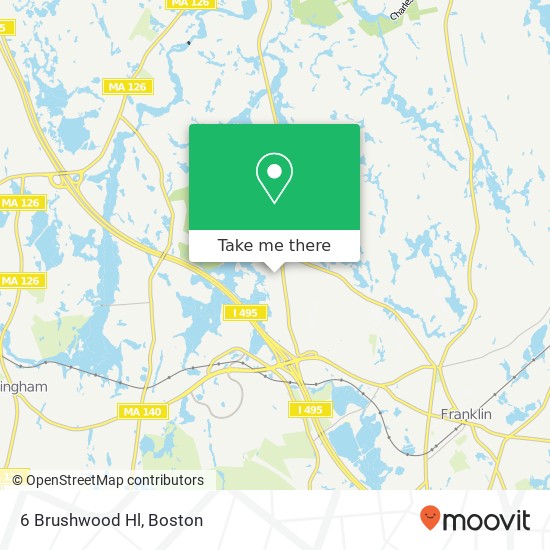 Mapa de 6 Brushwood Hl