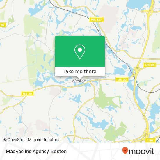 MacRae Ins Agency map