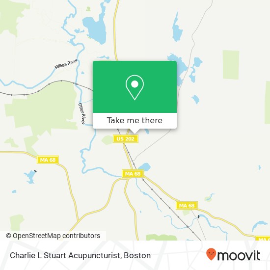 Charlie L Stuart Acupuncturist map