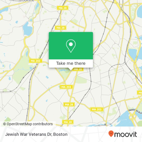 Mapa de Jewish War Veterans Dr