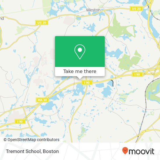 Tremont School map