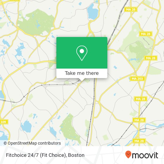 Fitchoice 24/7 (Fit Choice) map