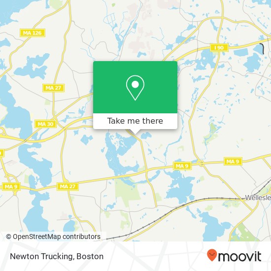 Newton Trucking map