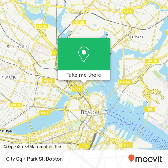 City Sq / Park St map