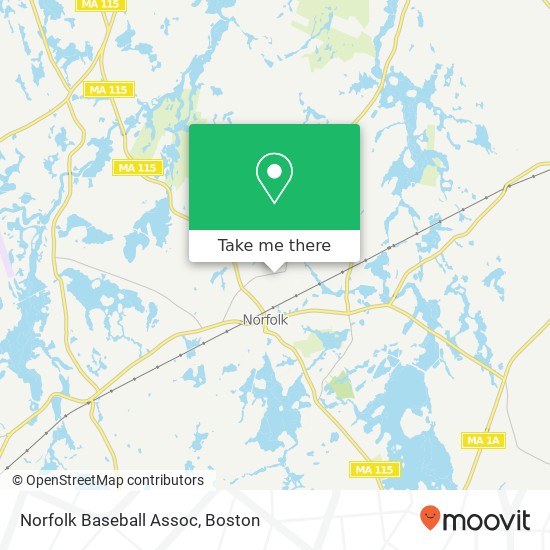 Mapa de Norfolk Baseball Assoc