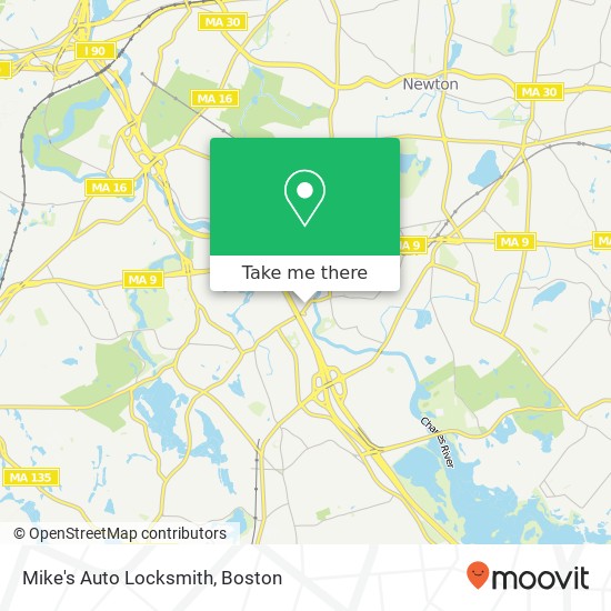 Mike's Auto Locksmith map