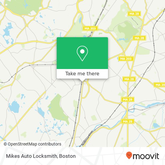 Mapa de Mikes Auto Locksmith