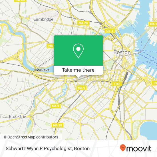 Schwartz Wynn R Psychologist map