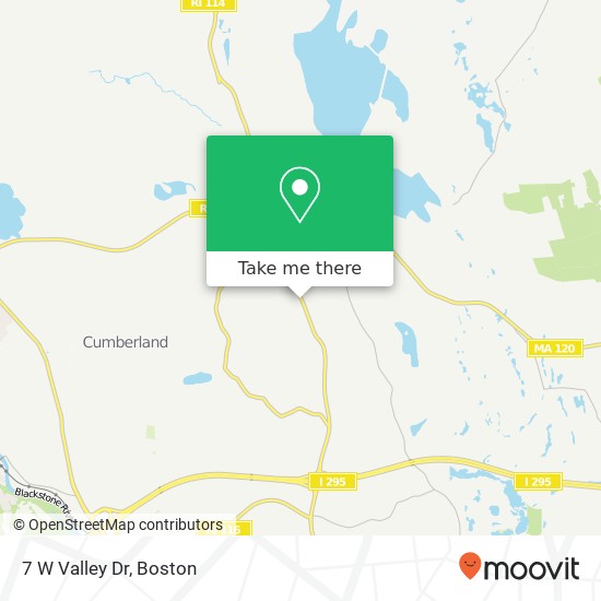 Mapa de 7 W Valley Dr