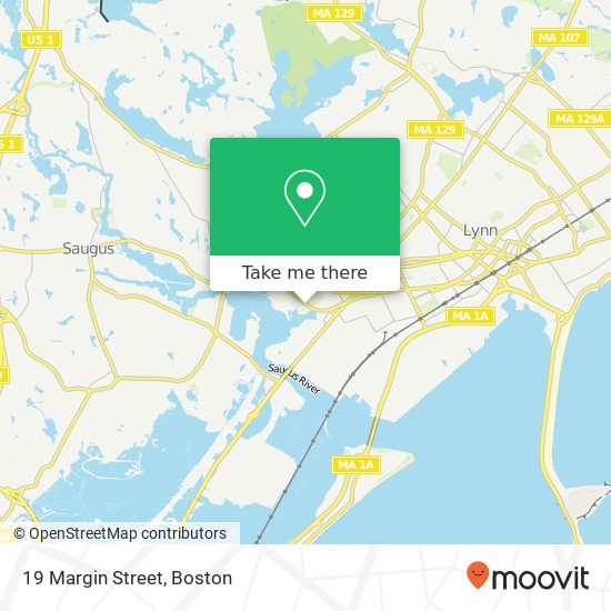 Mapa de 19 Margin Street