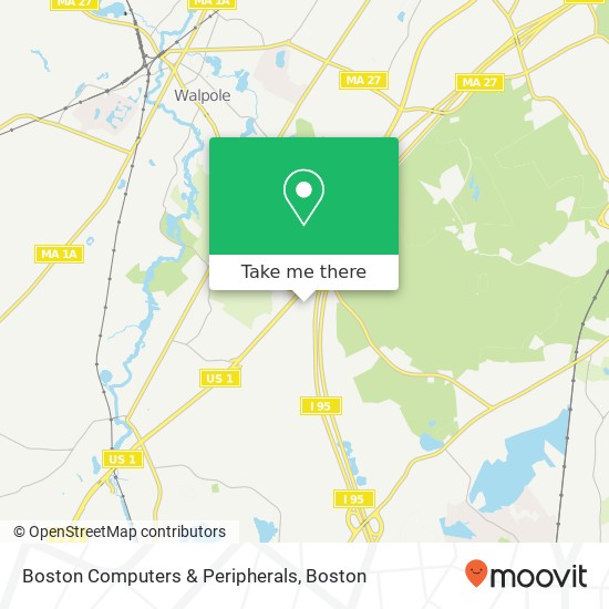 Boston Computers & Peripherals map