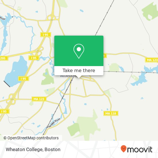 Mapa de Wheaton College