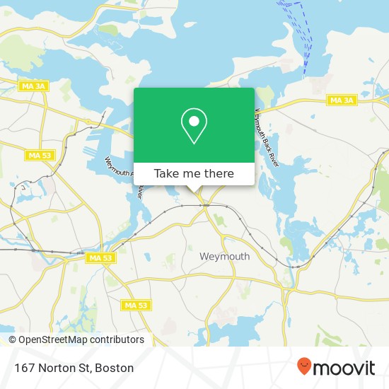 Mapa de 167 Norton St