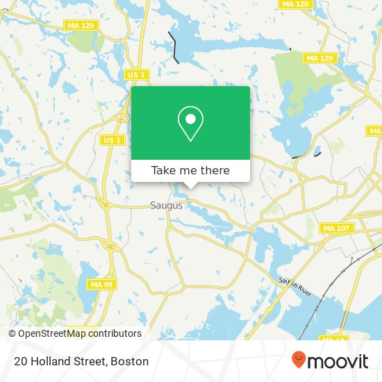 20 Holland Street map