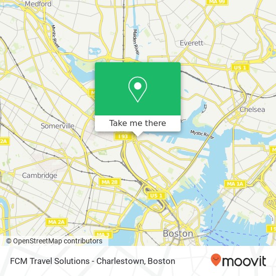 FCM Travel Solutions - Charlestown map