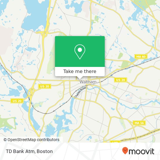 TD Bank Atm map