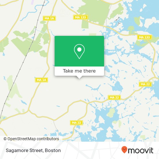 Sagamore Street map