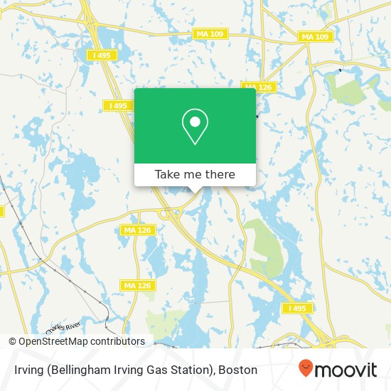Mapa de Irving (Bellingham Irving Gas Station)