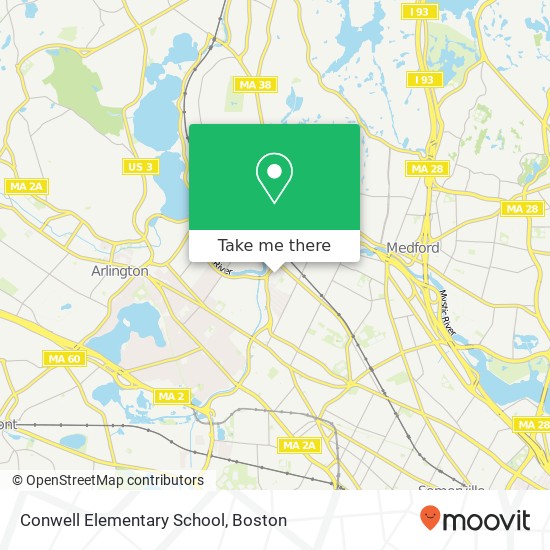 Mapa de Conwell Elementary School