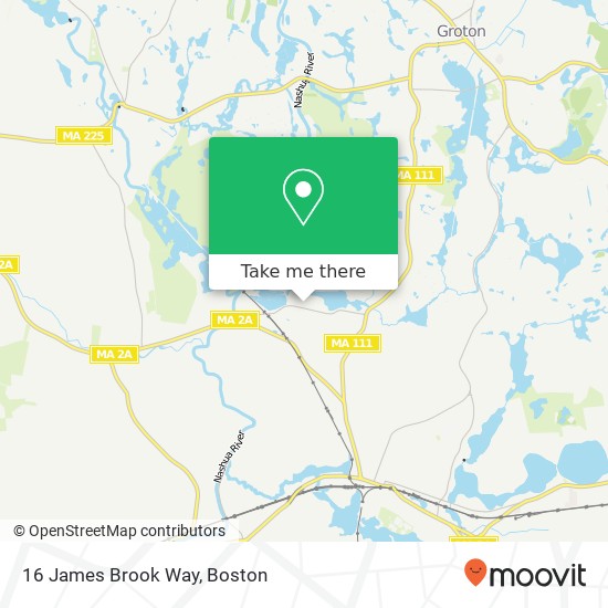 16 James Brook Way map