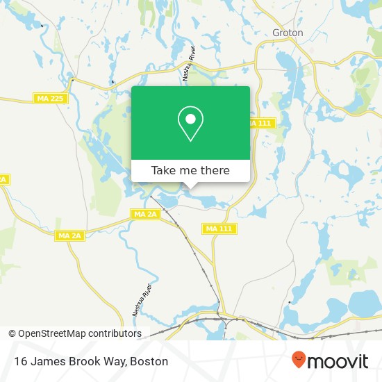 16 James Brook Way map