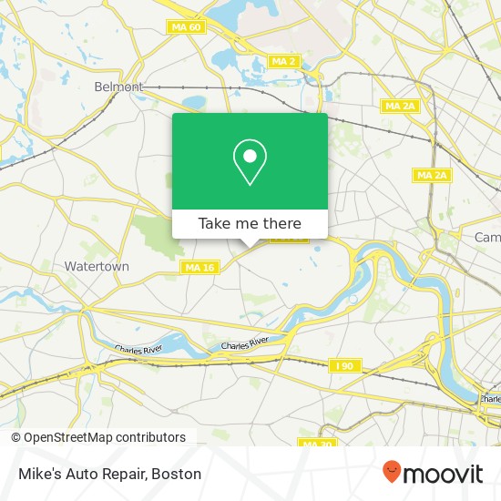 Mapa de Mike's Auto Repair