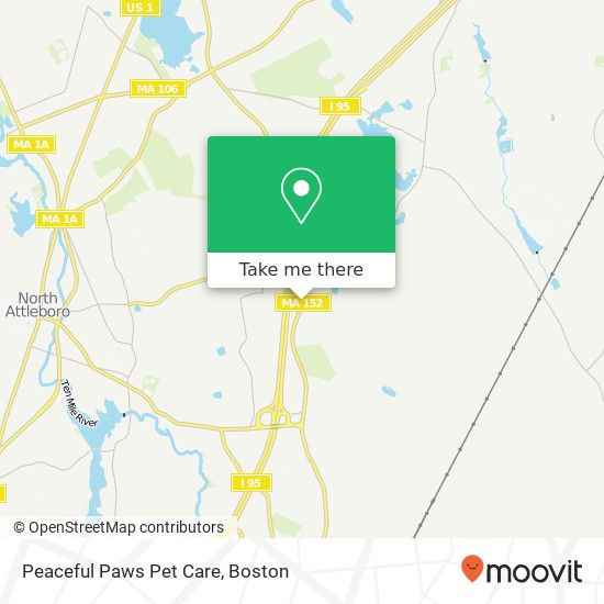 Peaceful Paws Pet Care map