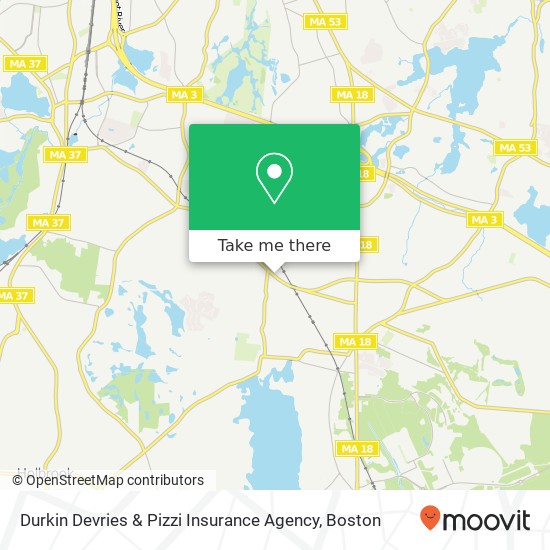 Durkin Devries & Pizzi Insurance Agency map