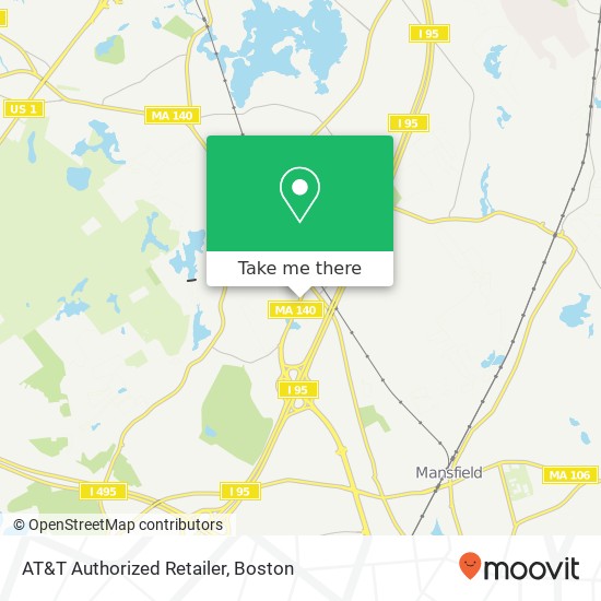 AT&T Authorized Retailer map