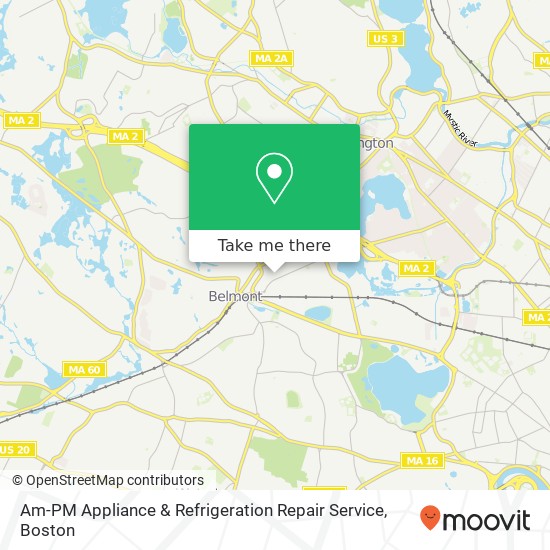 Mapa de Am-PM Appliance & Refrigeration Repair Service