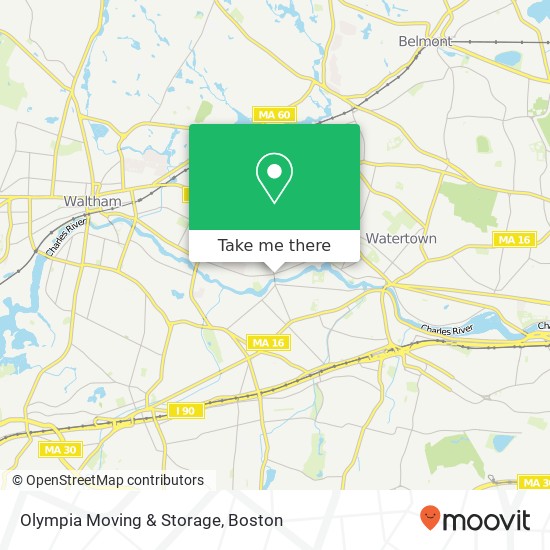 Olympia Moving & Storage map