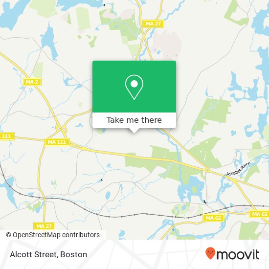 Alcott Street map