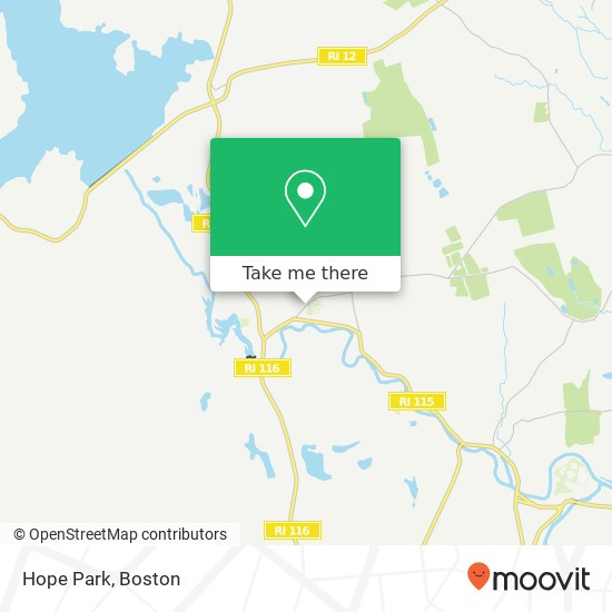 Mapa de Hope Park