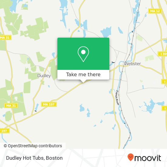 Dudley Hot Tubs map