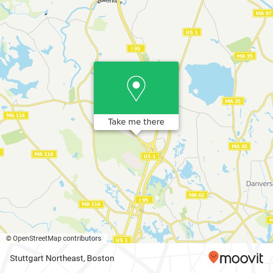 Mapa de Stuttgart Northeast