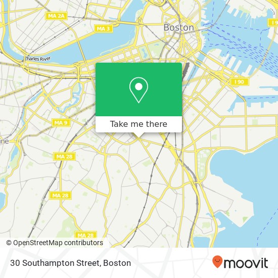 30 Southampton Street map