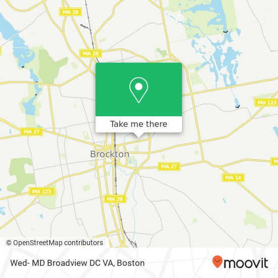 Mapa de Wed- MD Broadview DC VA