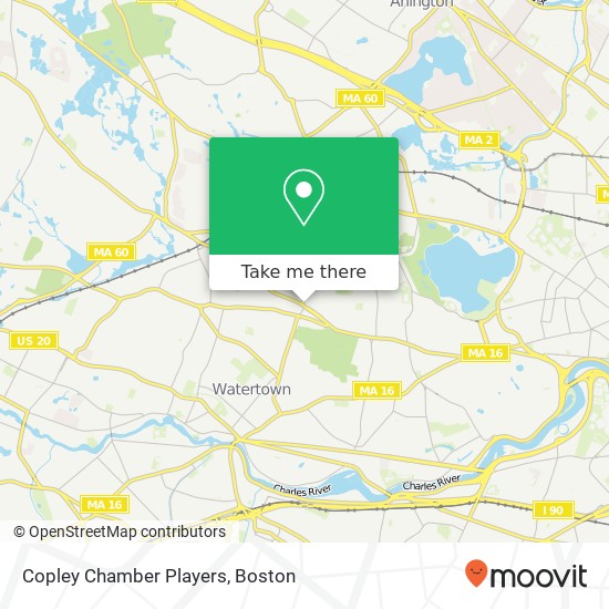 Mapa de Copley Chamber Players