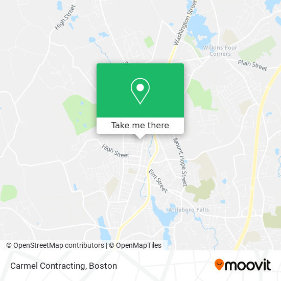 Carmel Contracting map