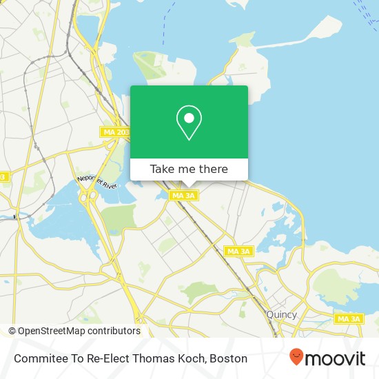 Mapa de Commitee To Re-Elect Thomas Koch