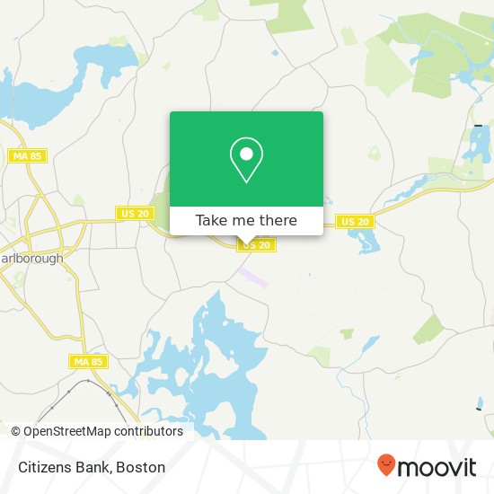 Citizens Bank map